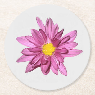 Light Lila Gerbera Paper Untersetzer