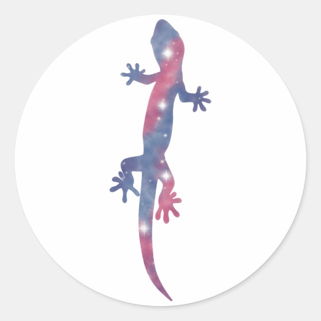 Light Lizard Starscape Sticker (Vorderseite)