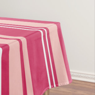 Light Maroon Stripes Tischdecke