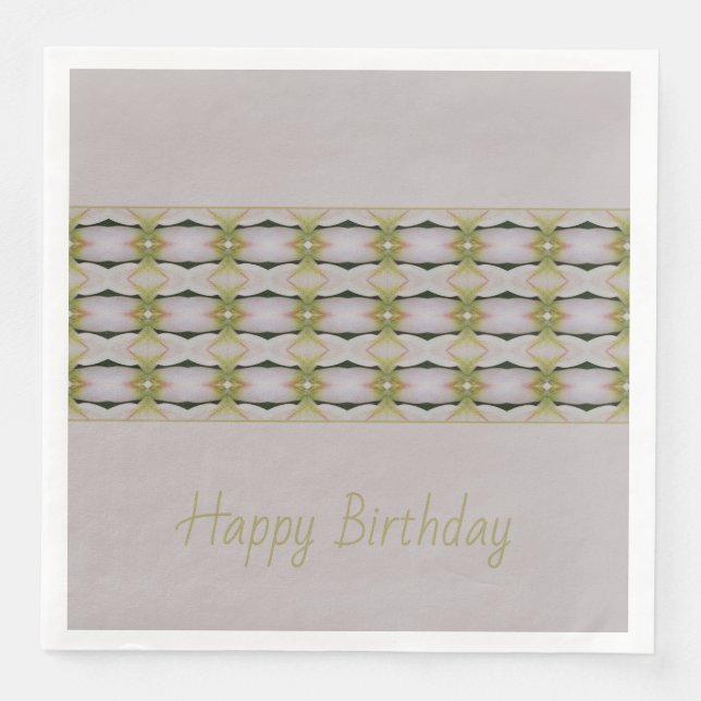 Light Mauve Pastel Serviette (Vorderseite)