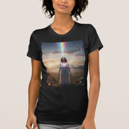 Light Mind Open Heart — Divine Feminine Awakening T-Shirt