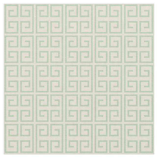 Light Minze Green | Blockmuster Stoff (Nahaufnahme)
