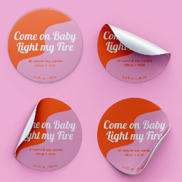 Light My Fire Modern Product Label Runder Aufkleber