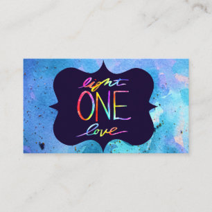 Light One Liebe Religious Business Card Visitenkarte