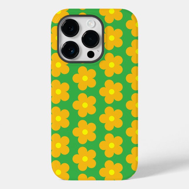Light Orange Blume Case-Mate iPhone Hülle (Rückseite)