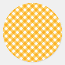 Light Orange Gingham Pattern