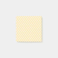 Light Orange Polka Dots Postit Notes