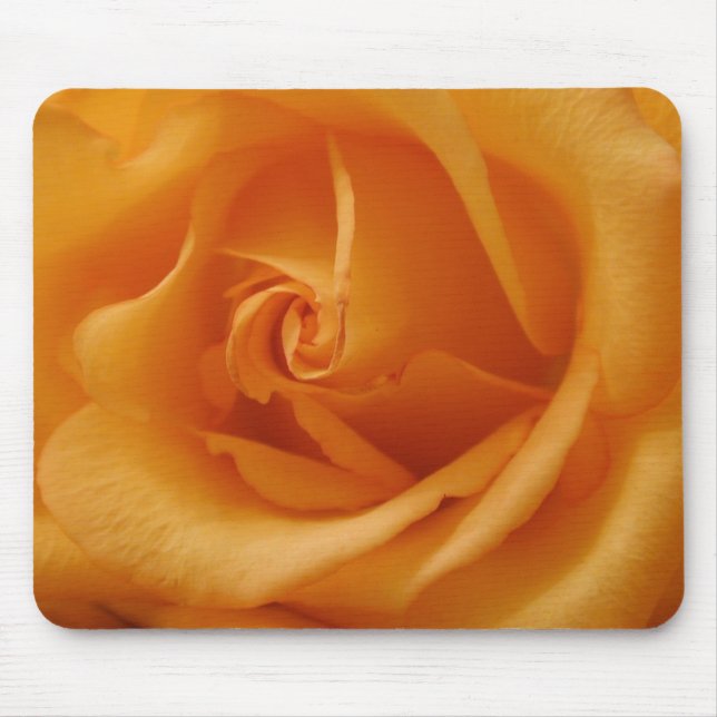 Light Orange Rose Mousepad (Vorne)