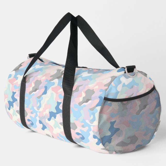 Light Pastel Camouflage Duffle Bag (Rechte Ecke)