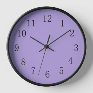 Light Pastel Lila Kitchenwall Clock Uhr