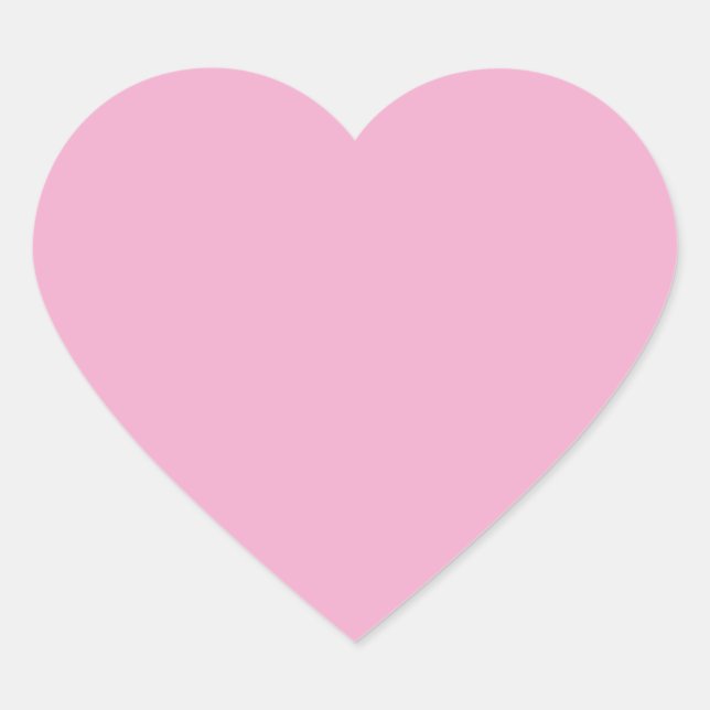 Light Pastell Pink Heart Sticker (Vorderseite)