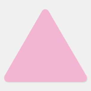 Light Pastell Pink Triangle Sticker