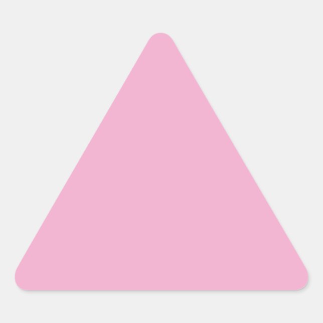 Light Pastell Pink Triangle Sticker (Vorderseite)