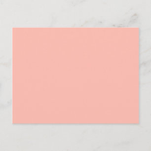 Light Peach Color Nur nichts außer Color Designs Postkarte