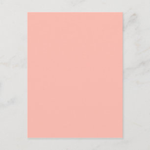 Light Peach Color Nur nichts außer Color Designs Postkarte