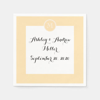 Light Peach High End farbig Serviette