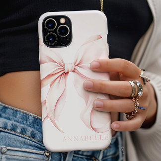 Light Pink Bow iPhone / iPad Gehäuse Case-Mate iPhone Hülle