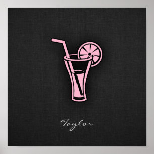 Light Pink Cocktail Poster