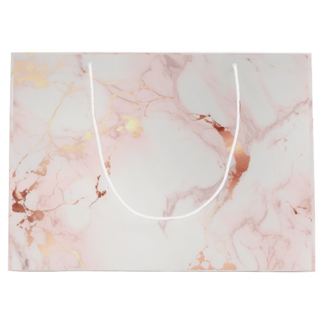 Light Pink Gift Bags Große Geschenktüte (Vorderseite)