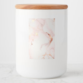 Light Pink Jar mit Lid Lebensmitteletikett