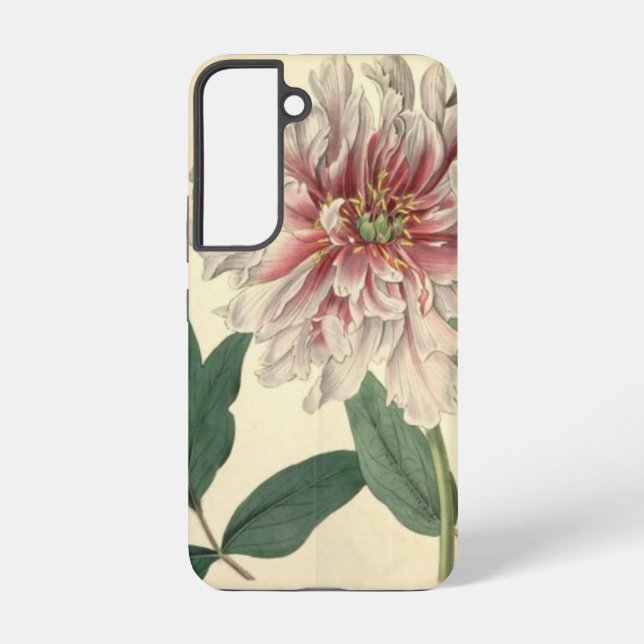 Light Pink Peony Samsung Handy Case Galaxy Hülle (Rückseite)