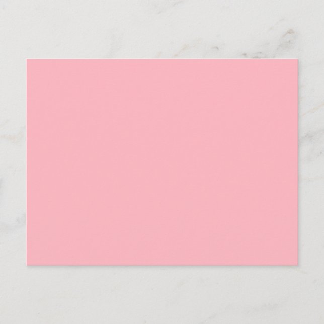 Light Pink Postkarte (Vorderseite)