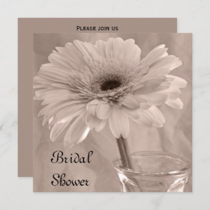 Light Pink Tiny Daisy Brautparty Einladung