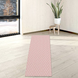 Light Pink Triangles Pattern Yoga Mat Yogamatte