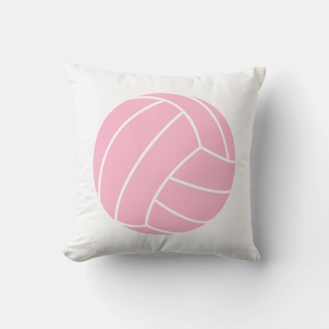 Light Pink Volleyball Kissen (Vorderseite)
