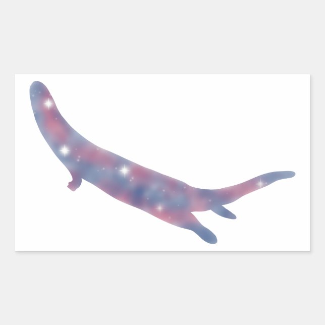 Light River Otter Starscape Sticker (Vorderseite)