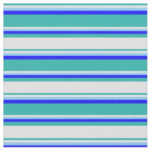 Light Sea Green, Lavendel, Light Sky Blue & Blue Stoff