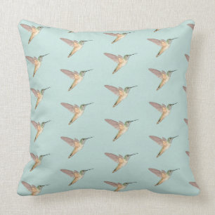 Light Seafoam Allen's Hummingbird Kissen