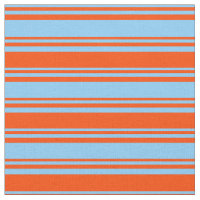 Light Sky Blue & Red Lines Muster