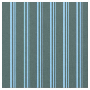 Light Sky Blue und Dark Slate Gray Lines Stoff