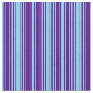 Light Sky Blue und Indigo Colored Pattern Stoff