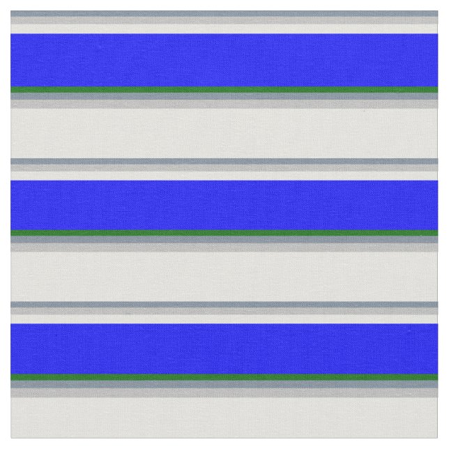 Light Slate Grau, Grau, Light Cyan, Blue & Green Stoff (Nahaufnahme)