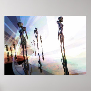 Light splitters - surreal art poster