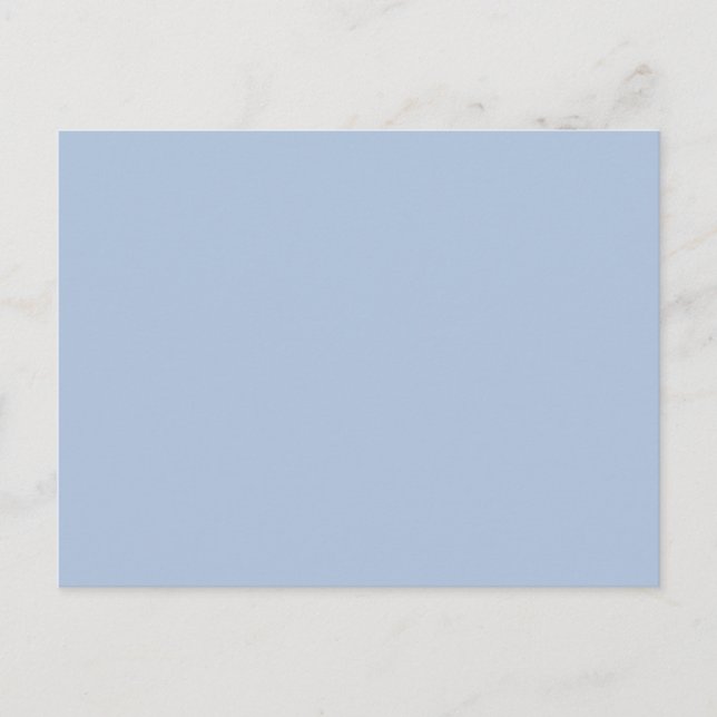 Light Steel Blue Solid Color Postkarte (Vorderseite)