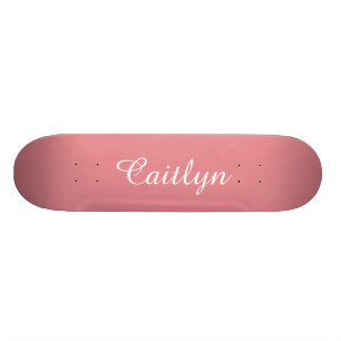 Light Strawberry Pink anpassbar Skateboard