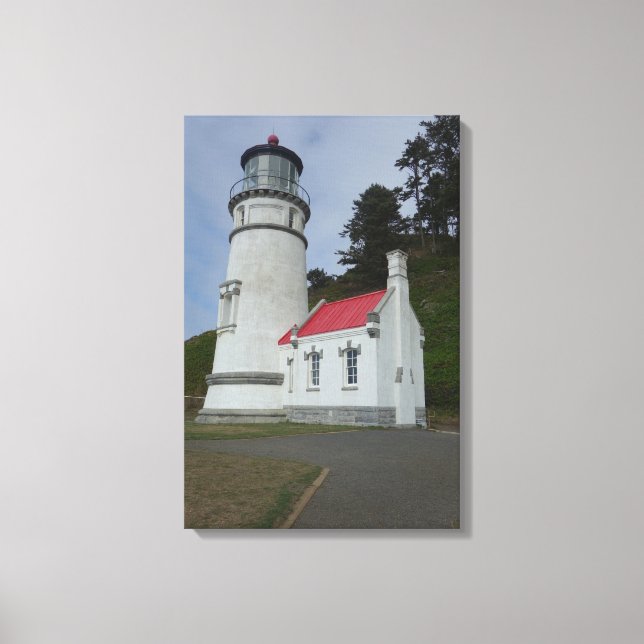 Light to Safe Harbor - Heceta Head Lighthouse  Leinwanddruck (Vorderseite)