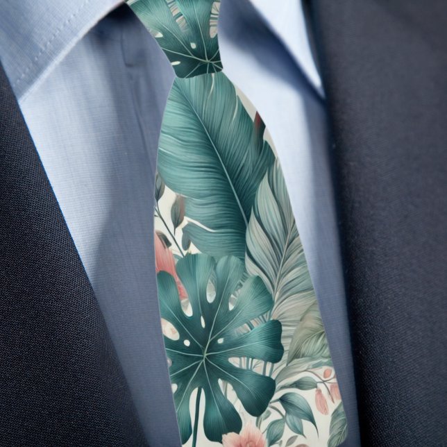 Light Tropical Essence Necktie Krawatte (Von Creator hochgeladen)
