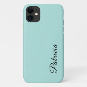 Light Turquois Solid Color Minimalistisch Elegante Case-Mate iPhone Hülle