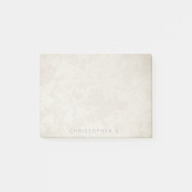 Light Umber Brown Urban Grunge Post-it Klebezettel (Vorderseite)