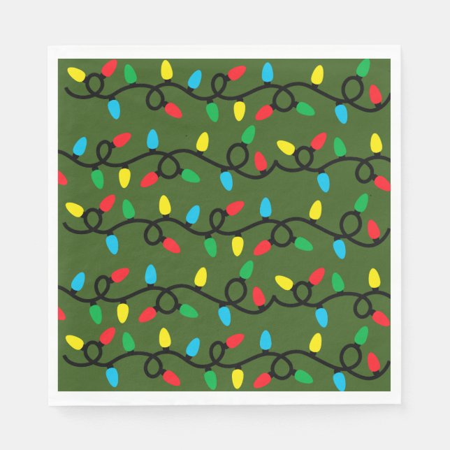 Light Up The Holidays Paper Napkin Serviette (Vorderseite)