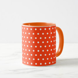 Light Violet White Polka Dots Saubere einfache Min Tasse