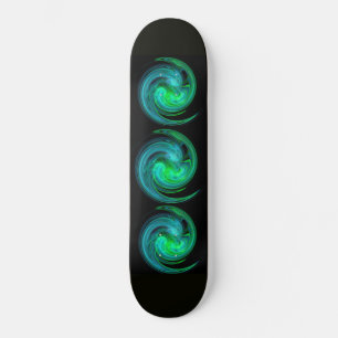 LIGHT VORTEX, schwarz, blau Skateboard