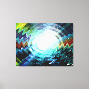 Light Wave Fantasy Galaxy Kunstdesign Abstrakt Leinwanddruck