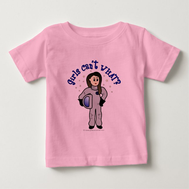 Light Woman Astronaut Baby T-shirt (Vorderseite)
