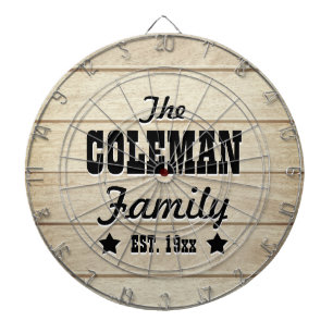 Light Wood Grain Personalisiert Dart Board Dartscheibe