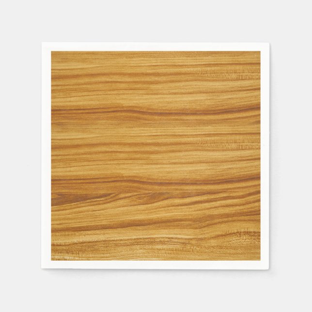Light Wood Grain Serviette (Vorderseite)